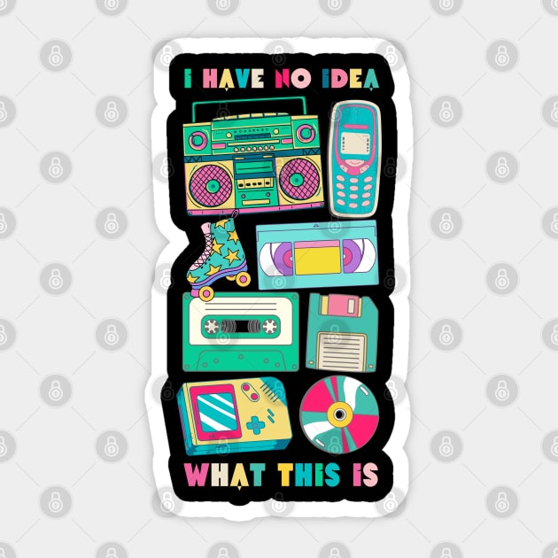 i Have No Idea What This is Sticker by The WYLD Tribe